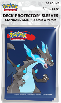 UP D-PRO POKEMON MEGA CHARIZARD X SLEEVES 65CT | 074427167301