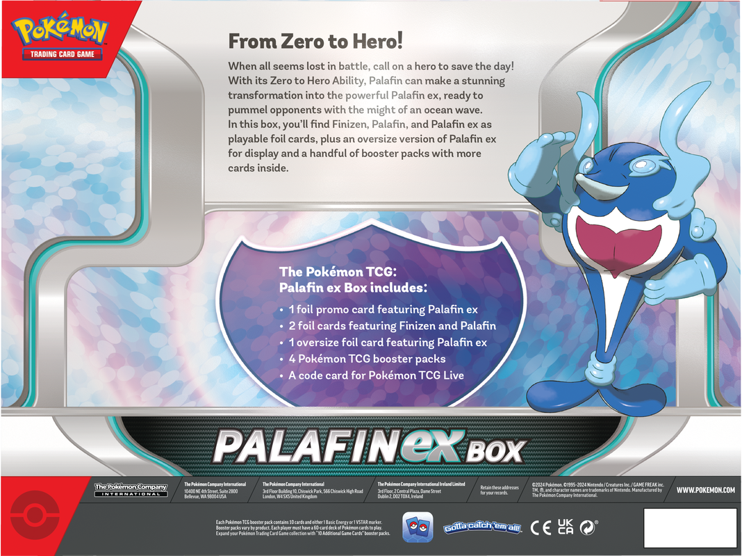 POKEMON PALAFIN EX BOX | 820650859823