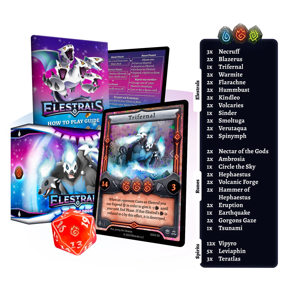 Elestrals: 1st Edition- Starter Deck- Trifernal | 850045412791