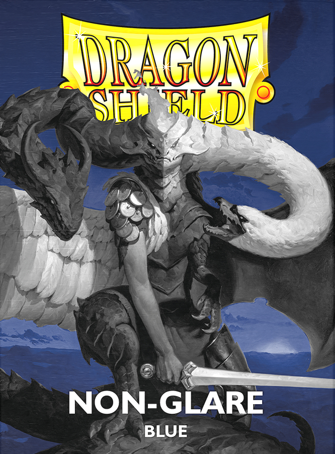 DRAGON SHIELD SLEEVES MATTE BLUE NON-GLARE 100CT | 5706569118235