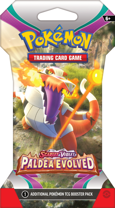 SLEEVED POKEMON SV2 PALDEA EVOLVED PACK(820650853500)