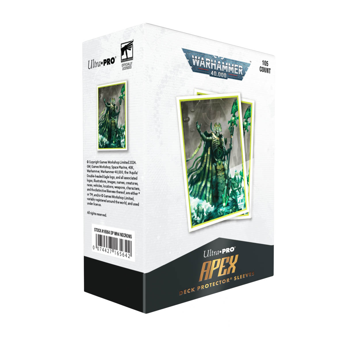UP D-PRO APEX WARHAMMER 40K NECRON CODEX ALIGNED 105CT | 074427165642