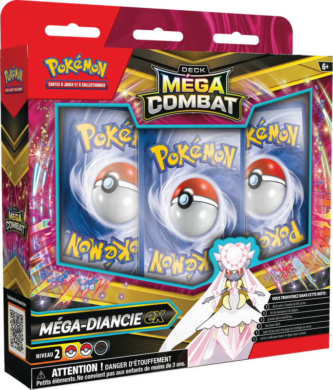POKEMON FRENCH MEGA BATTLE DECKS GENGAR EX/ DIANCIE EX | 196214119260