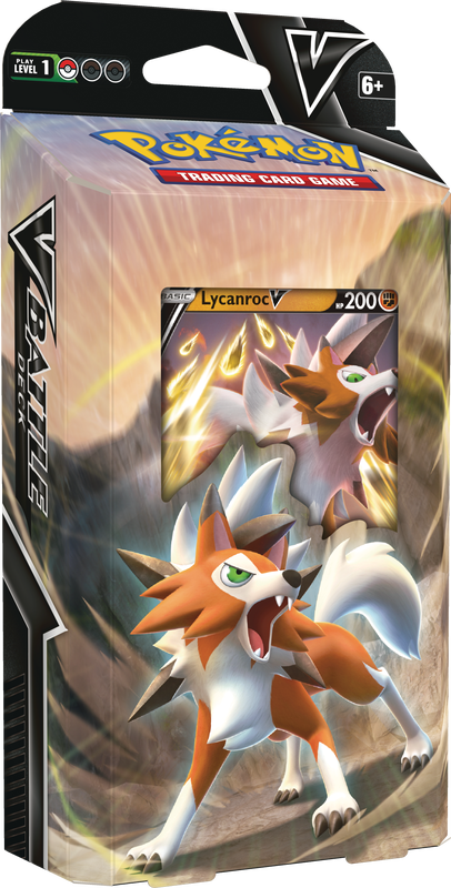 Pokemon TCG: V Battle Decks (Lycanroc V or Corviknight V) 2 Styles | 820650809323