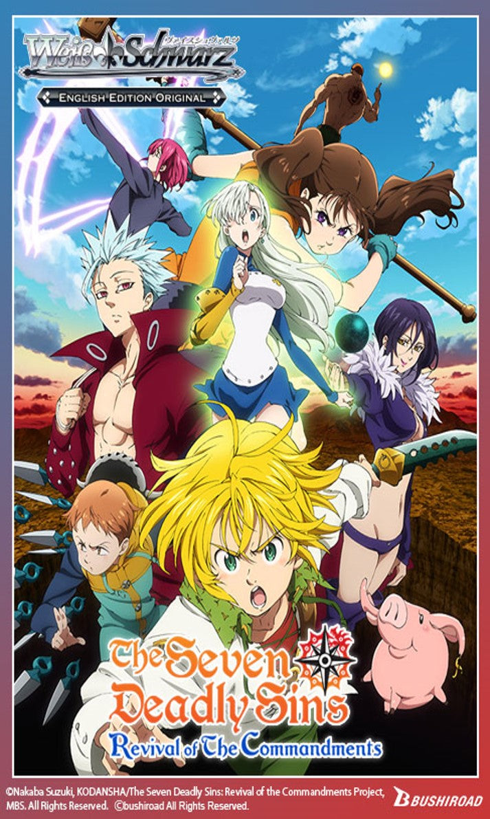 Weiss Schwarz: The Seven Deadly Sins Revival of The Commandments Booster Display(8885009407591)(8885009407591)