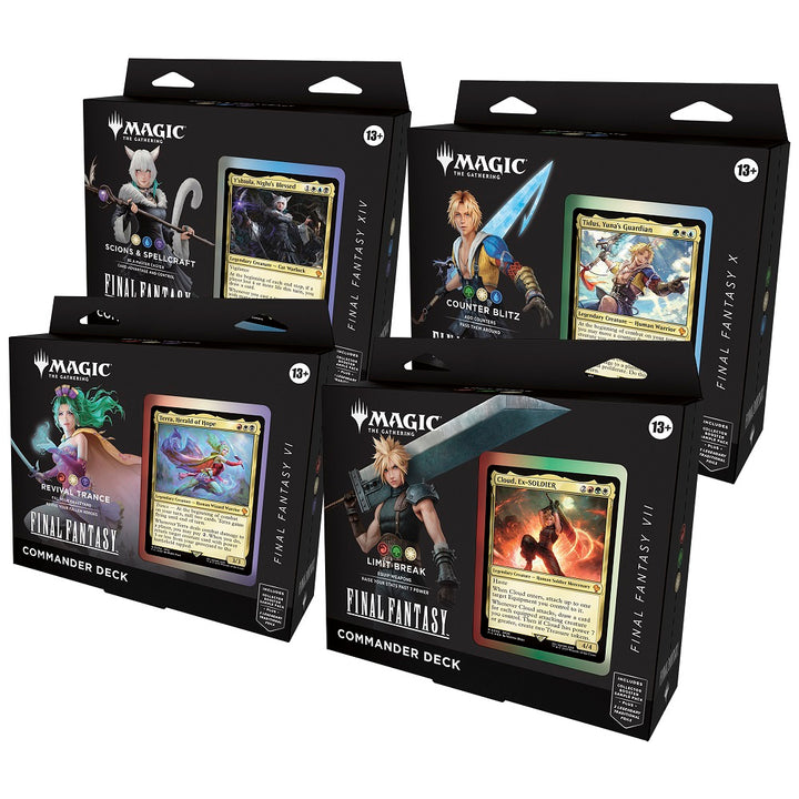 MTG: Universes Beyond- Final Fantasy Commander Deck Display | 195166271002