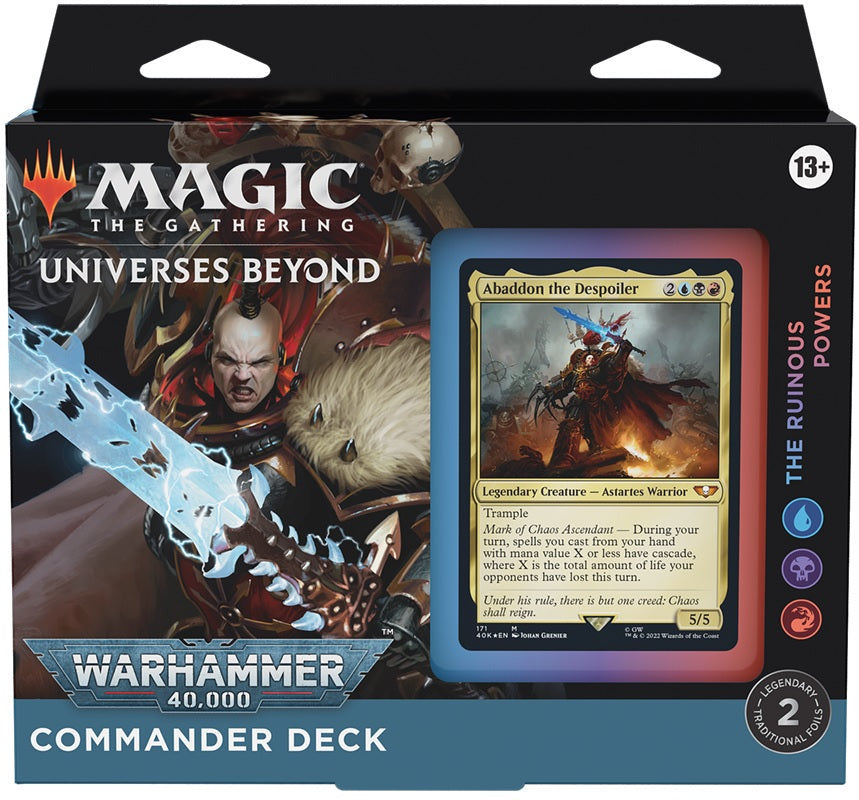 MTG WARHAMMER 40000 COMMANDER REGULAR DECK | 00195166173474