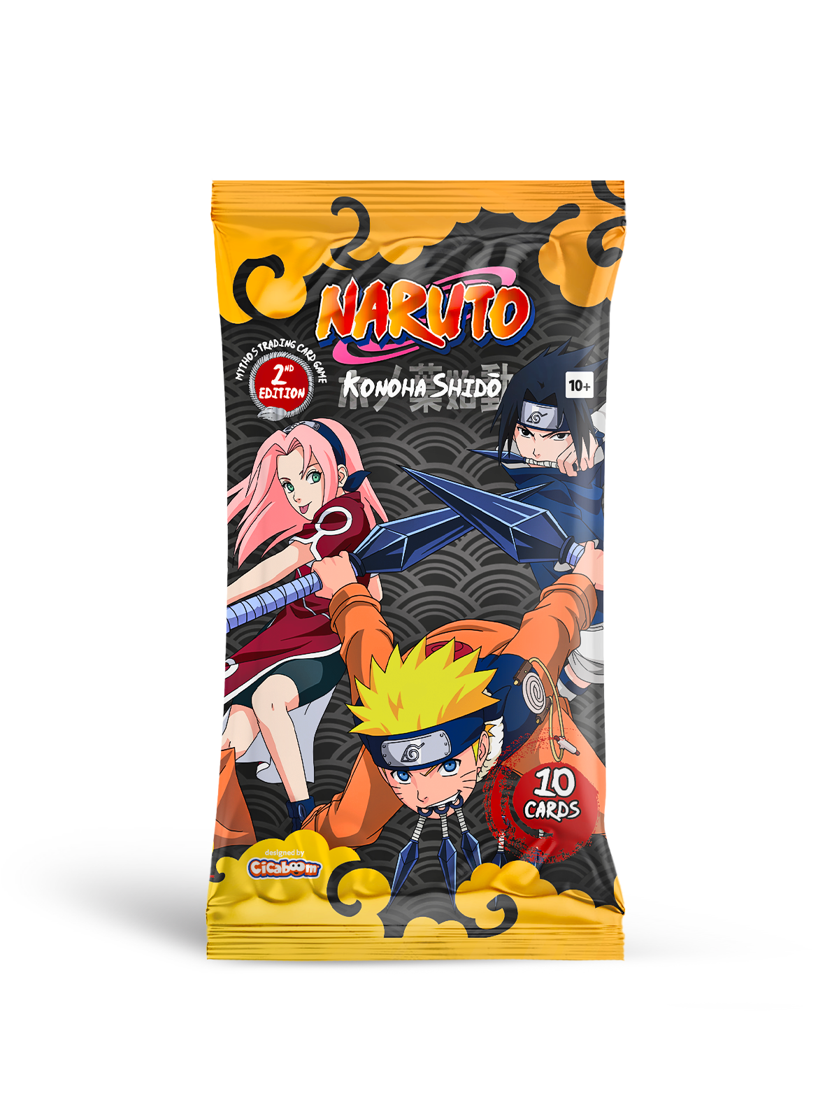 NARUTO MYTHOS TCG SET 1 KONOHA SHIDO 2ND EDITION BOOSTER