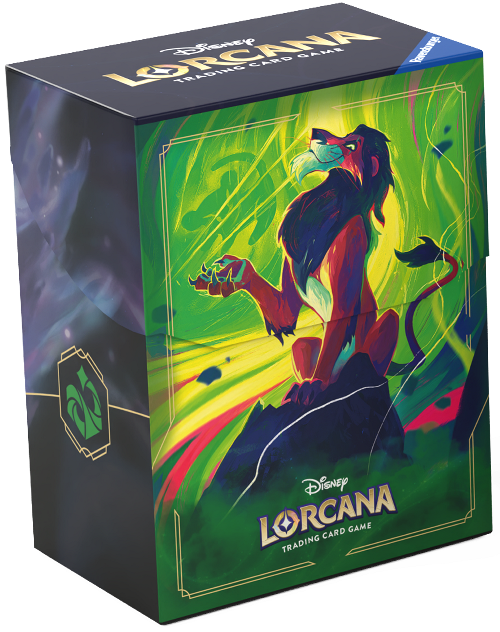 Deck Box: Disney Lorcana- Azurite Sea- Scar, Vengeful Lion(4050368984418)(4050368984418)