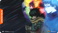 UniVersus CCG: My Hero Academia Dark Hero Arc Challenger Series- Wielding One for All Playmat | 810155271251
