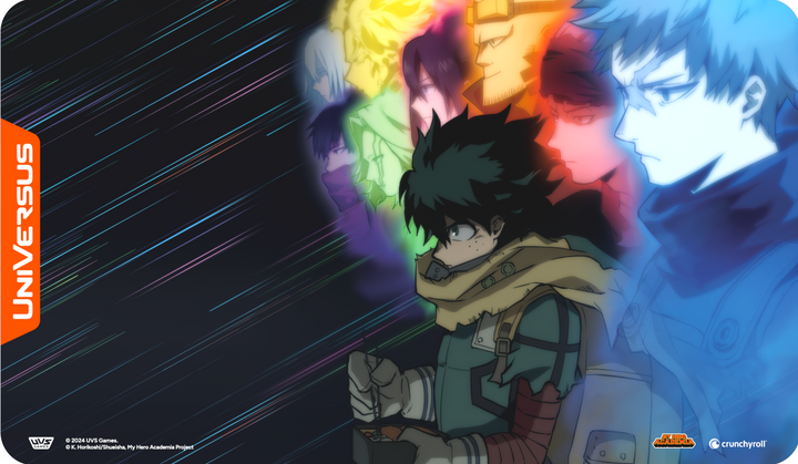 UniVersus CCG: My Hero Academia Dark Hero Arc Challenger Series- Wielding One for All Playmat | 810155271251