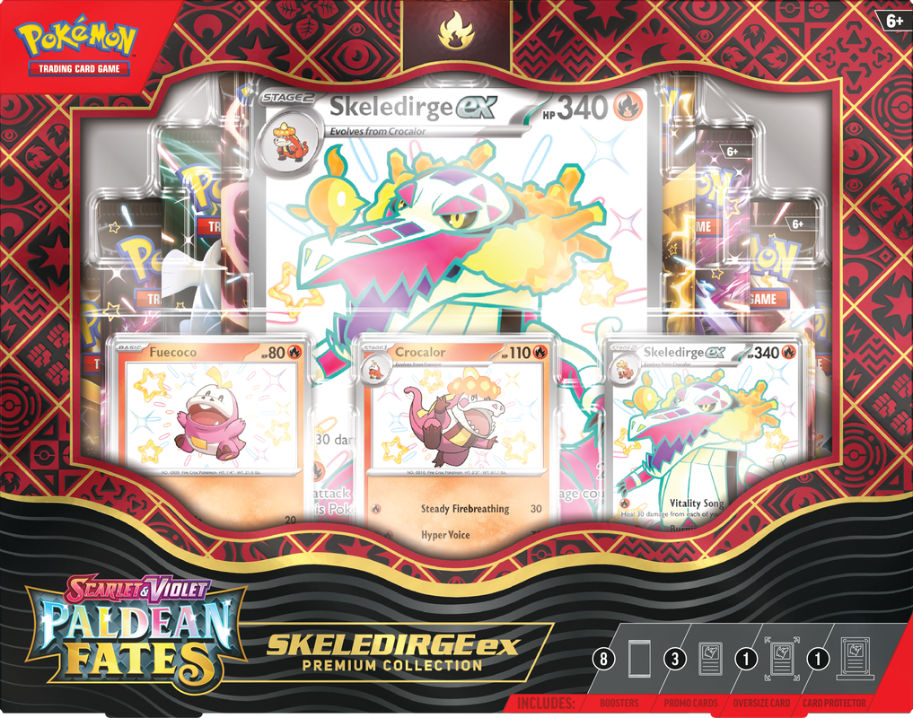 POKEMON SV4.5 PALDEAN FATES EX PREMIUM COLLECTION | 820650856341