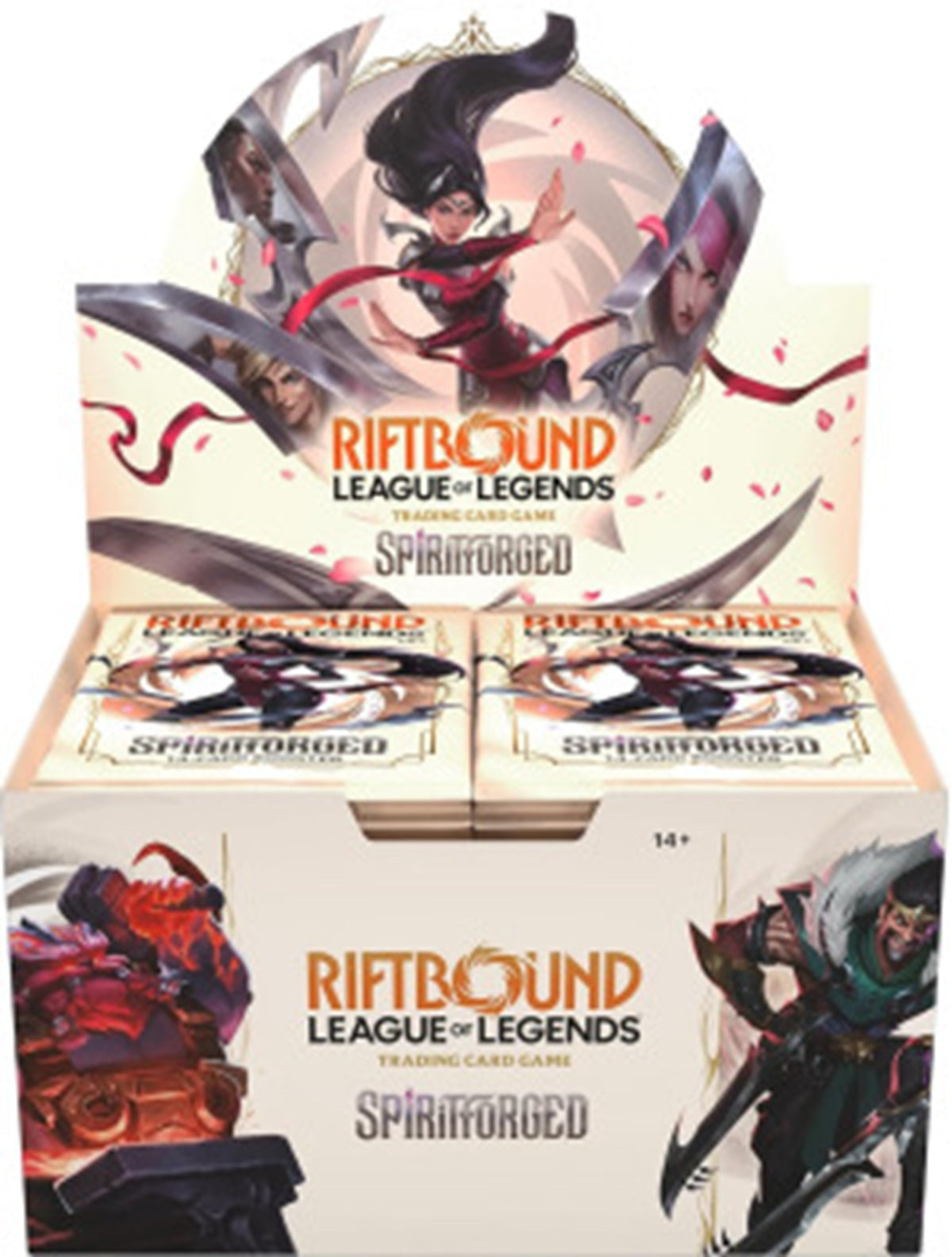 RIFTBOUND FRENCH LEAGUE OF LEGENDS TCG SPIRITFORGED BOOSTER DISPLAY