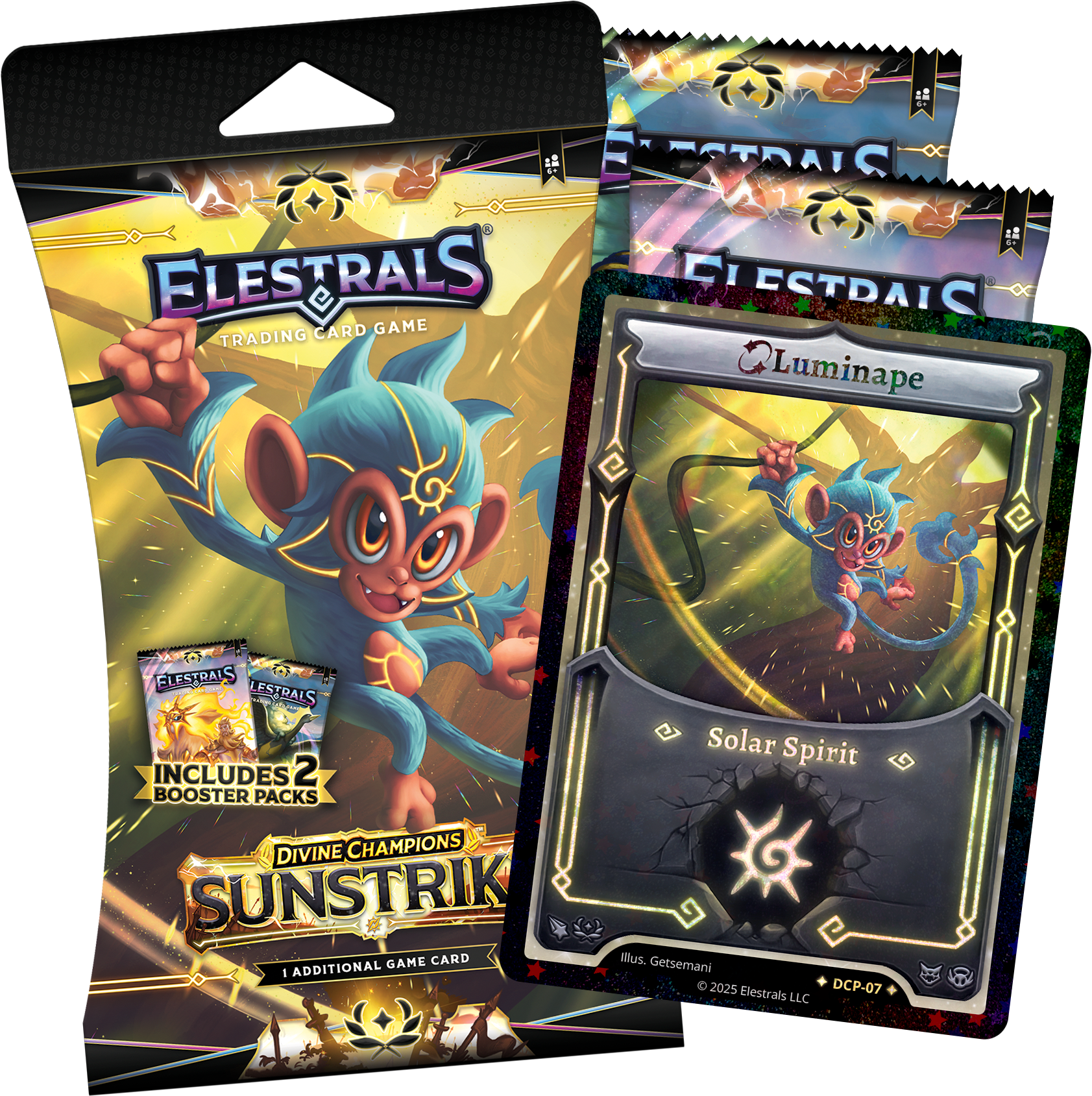 ELESTRALS SUNSTRIKE STELLAR LUMINAPE DOUBLE BLISTER PACK | 810148653118