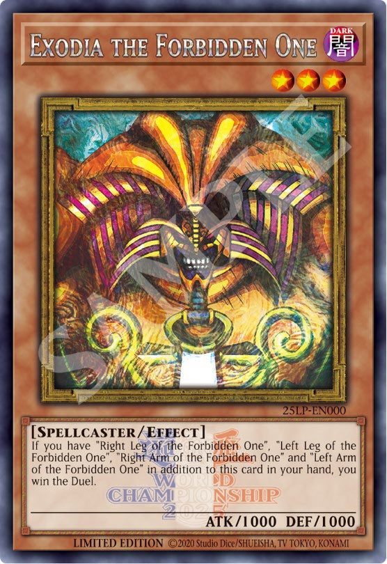 YGO LIMITED PACK WORLD CHAMPIONSHIP BOOSTER 2025 | 083717869597