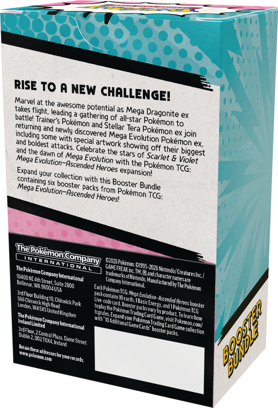 POKEMON ME2.5 ASCENDED HEROES BOOSTER BUNDLE | 196214141506