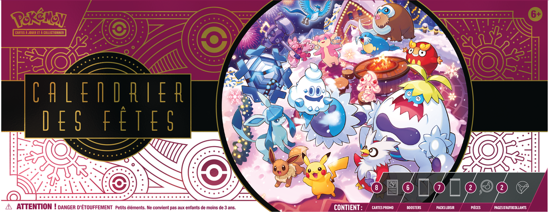 POKEMON FRENCH HOLIDAY CALENDAR 2025(196214113220)