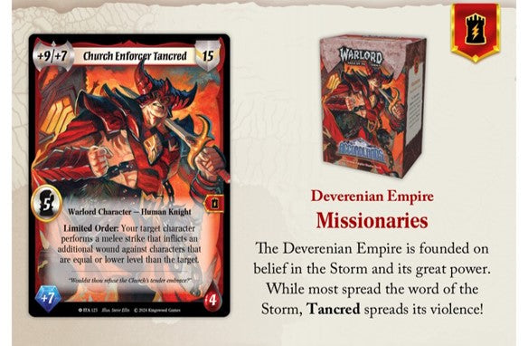 Warlord: Saga of the Storm - Into the Accordlands Starter Deck Display | 850063087087