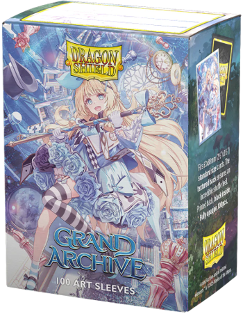 DRAGON SHIELD SLEEVES GRAND ARCHIVE ALICE, GOLDEN QUEEN 100CT | 5706569161699