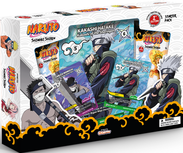 NARUTO MYTHOS TCG SET 2 SHINOBI SHIREN 1ST EDITION KAKASHI vs ZABUZA STARTER PACK