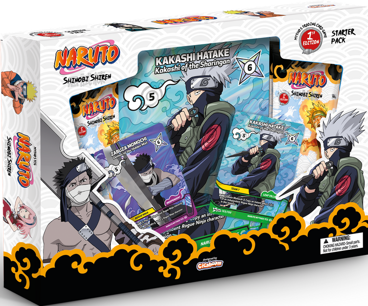 Naruto Mythos TCG Set 2 Shinobi Shiren 1ST Edition Kakashi vs Zabuza Starter Pack