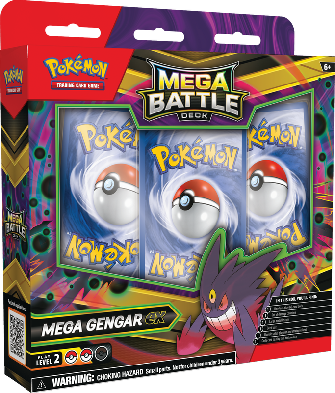 POKEMON MEGA BATTLE DECKS GENGAR EX/ DIANCIE EX | 196214119253