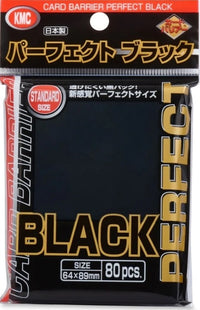 KMC PERFECT FIT BLACK SLEEVES 80CT | 4521086001744