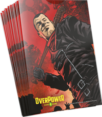 OVERPOWER: SKYBOUND THE WALKING DEAD SLEEVES - NEGAN 100CT | 850071448924