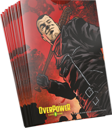 OVERPOWER: SKYBOUND THE WALKING DEAD SLEEVES - NEGAN 100CT | 850071448924