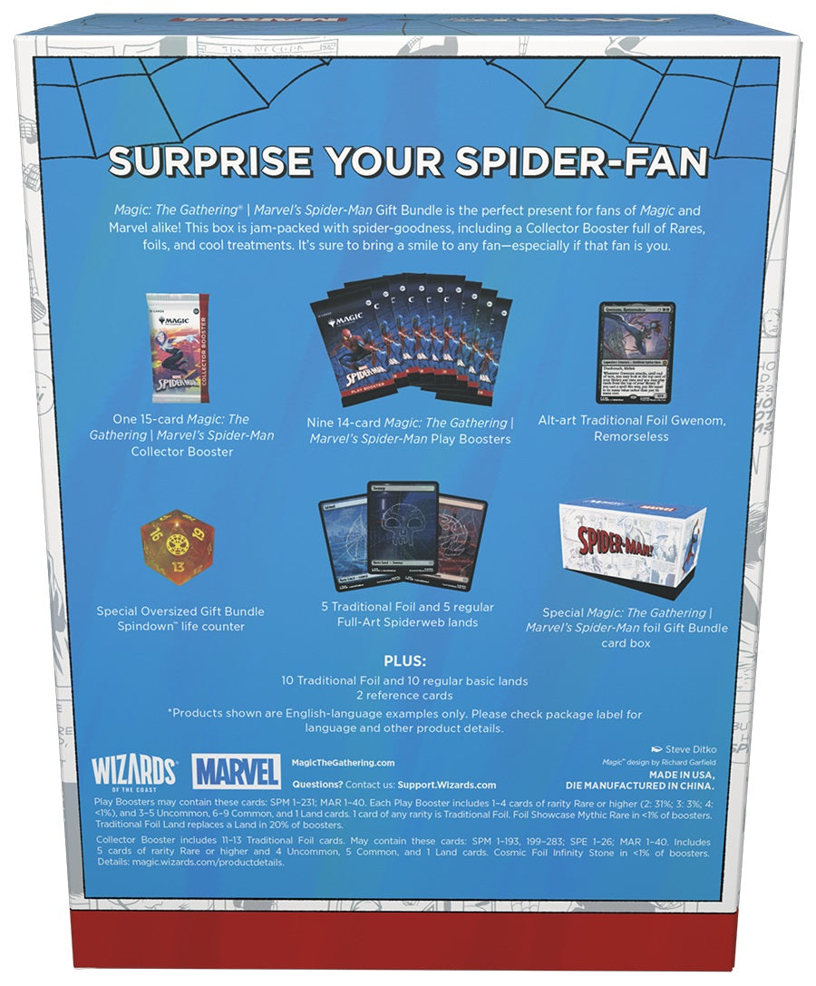 MTG MARVEL'S SPIDER-MAN GIFT BUNDLE | 195166290034