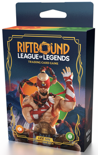 RIFTBOUND LEAGUE OF LEGENDS TCG ORIGINS CHAMPION DECK LEE SIN 4CT DISPLAY | 810155273316