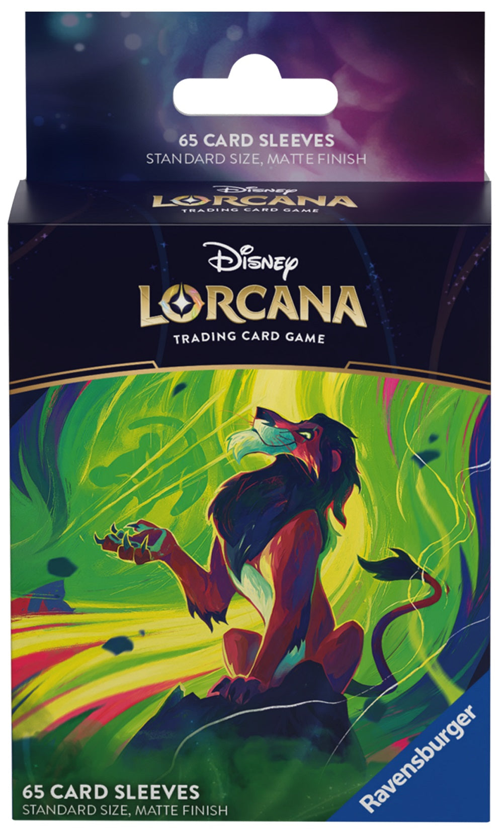 Card Sleeves: Disney Lorcana- Azurite Sea- Scar, Vengeful Lion | 4050368984395