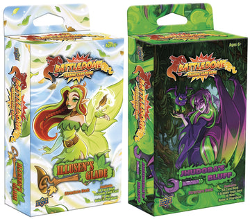NEOPETS BATTLEDOME TCG JHUDORA'S BLUFF &amp; ILLUSEN'S GLADE STRUCTURE DECK DISPLAY | 053334096980