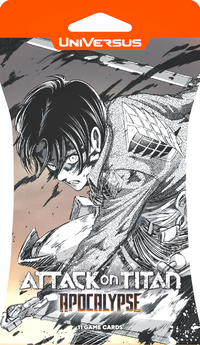 UniVersus CCG: Attack on Titan Apocalypse- Hanging Boosters | 810155272050
