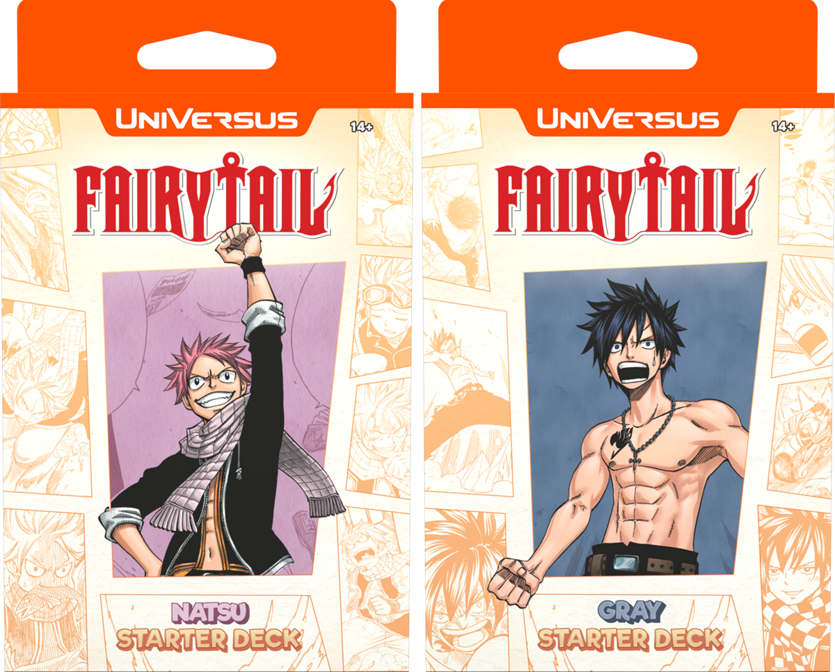 FAIRY TAIL ALL FIRED UP! STARTER DECK 8CT ASSORTED DISPLAY
