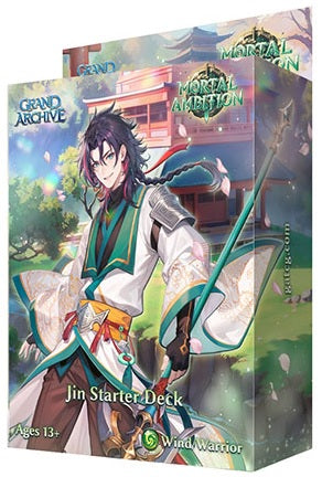 GRAND ARCHIVE TCG MORTAL AMBITION JIN STARTER DISPLAY | 724065400994