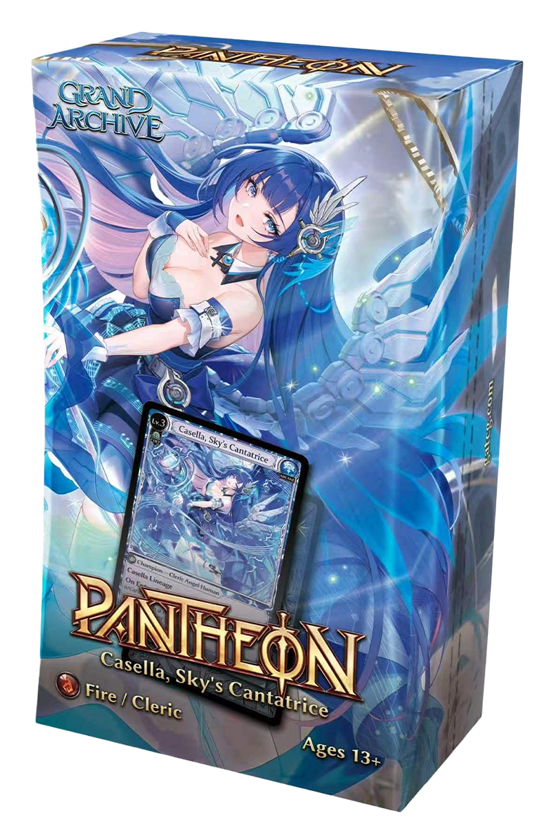 Grand Archive TCG .Asphodel/Cantabile Pantheon Deck Set 4CT Display