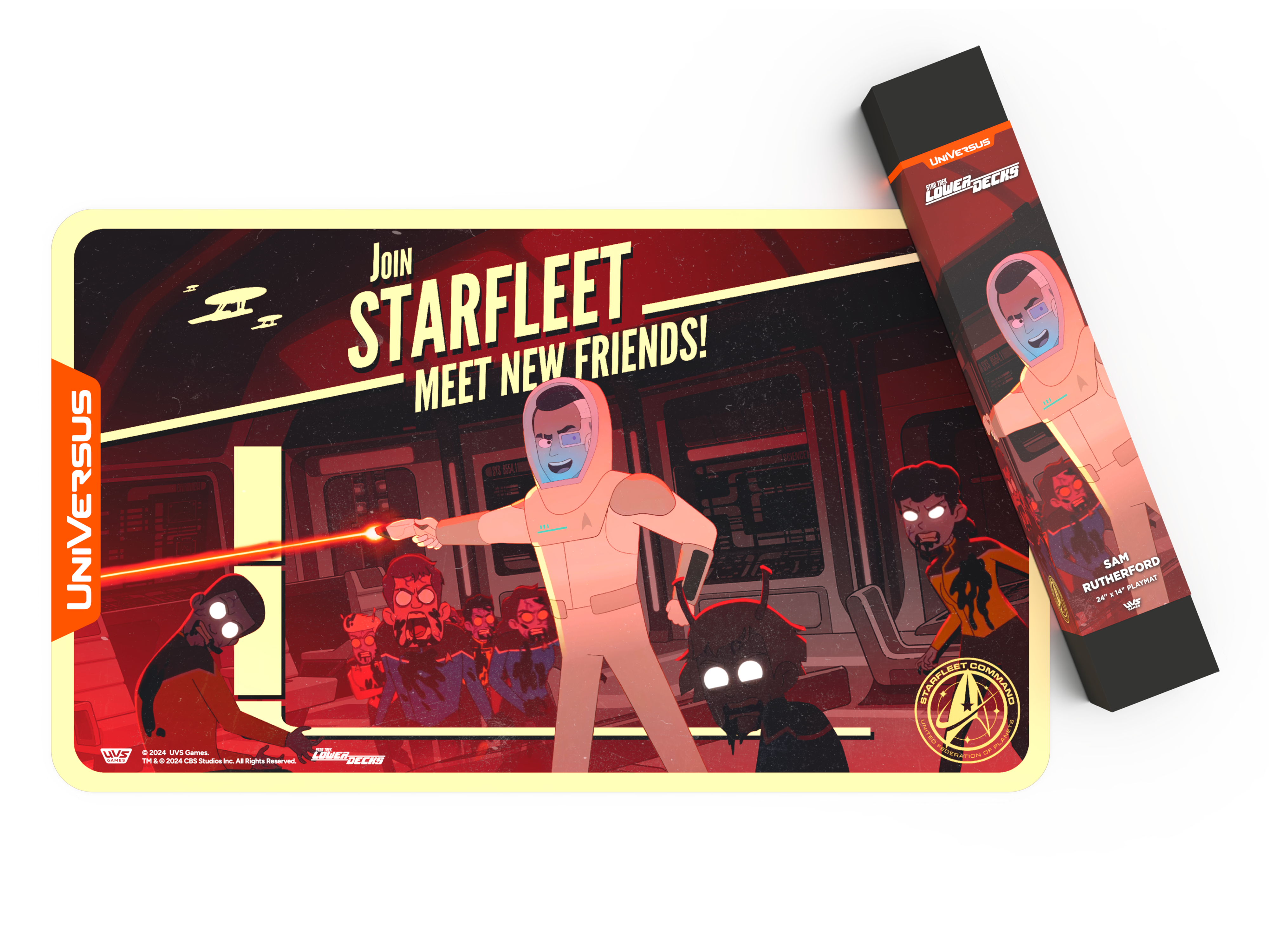 Universus CCG: Star Trek Lower Decks Challenger Series- Rutherford Playmat(810155271961)(810155271961)