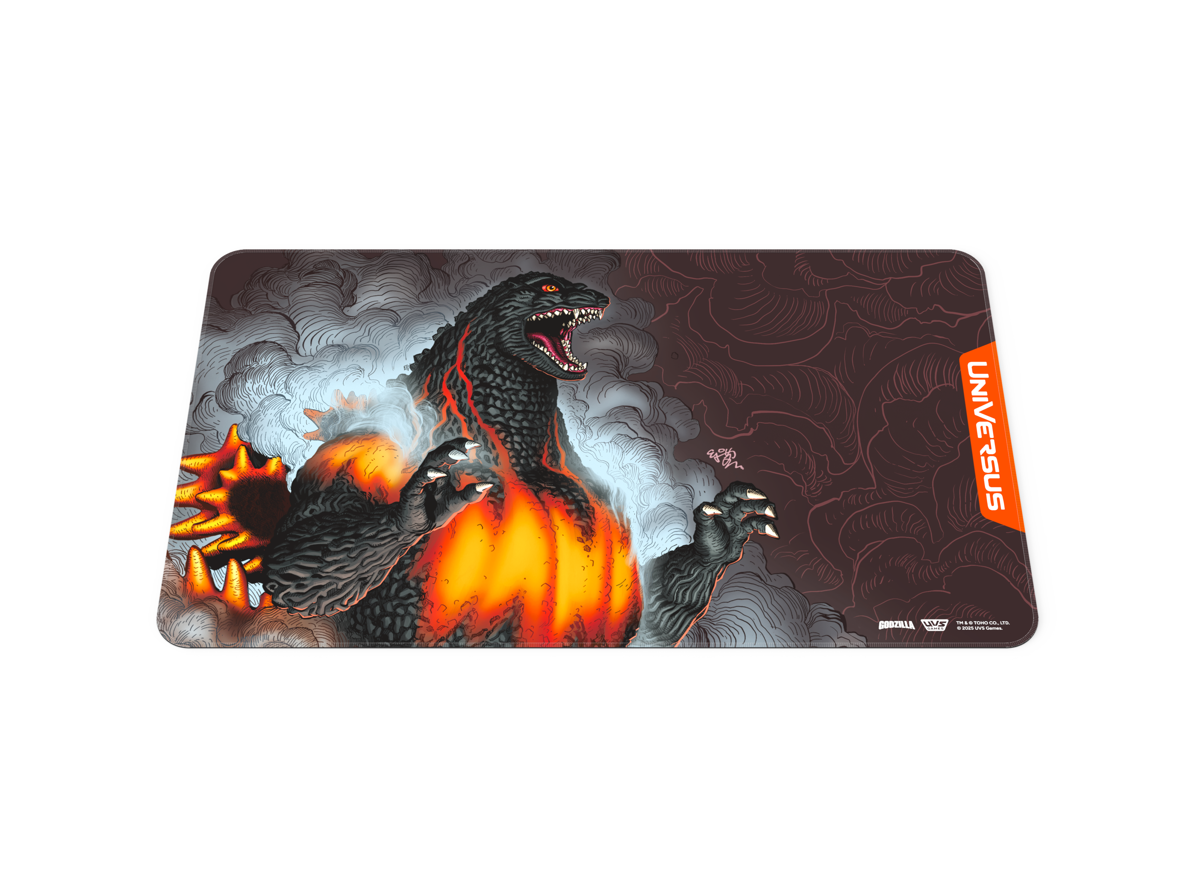 GODZILLA: REIGN OF KAIJU PLAYMAT BURNING GODZILLA | 810155274634