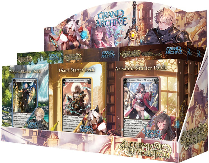 Grand Archive TCG: Alchemical Revolution- Starter Deck Display | 655471701583