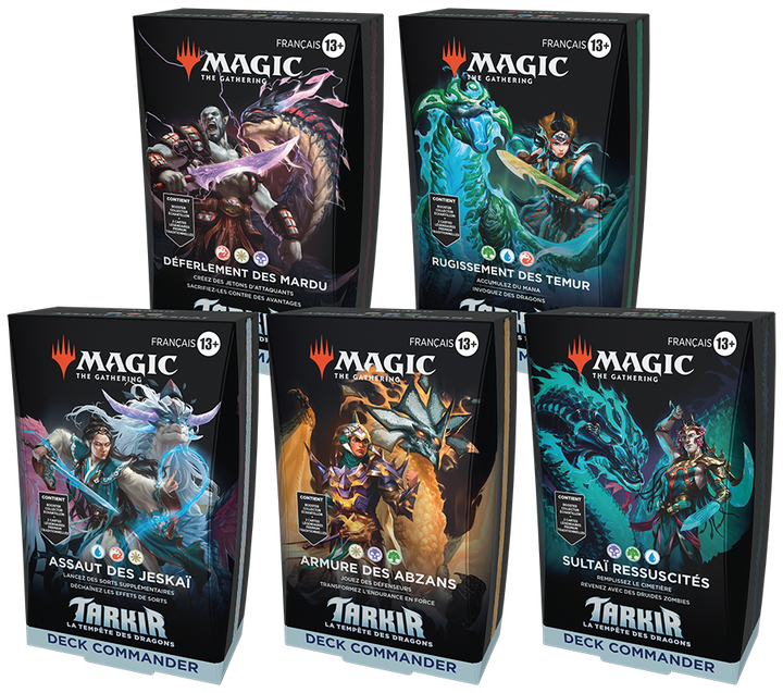 MTG FRENCH TARKIR DRAGONSTORM COMMANDER DECK | 5010996290601
