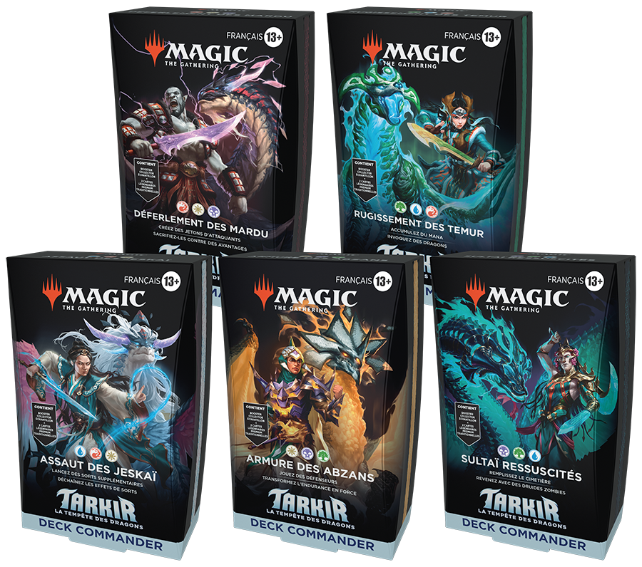 MTG FRENCH TARKIR DRAGONSTORM COMMANDER DECK | 5010996290601