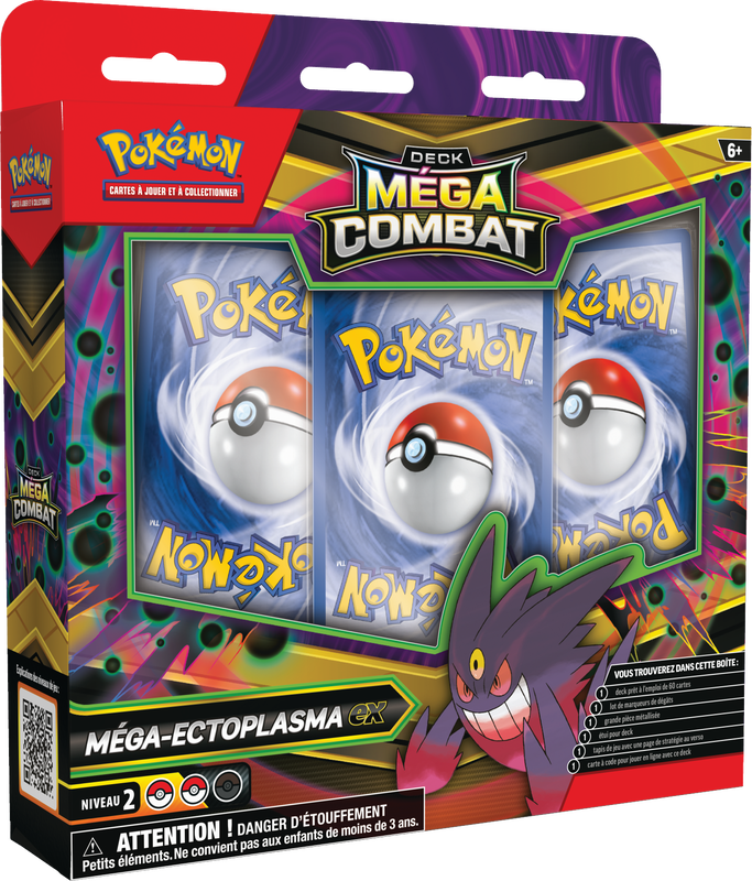 POKEMON FRENCH MEGA BATTLE DECKS GENGAR EX/ DIANCIE EX | 196214119260