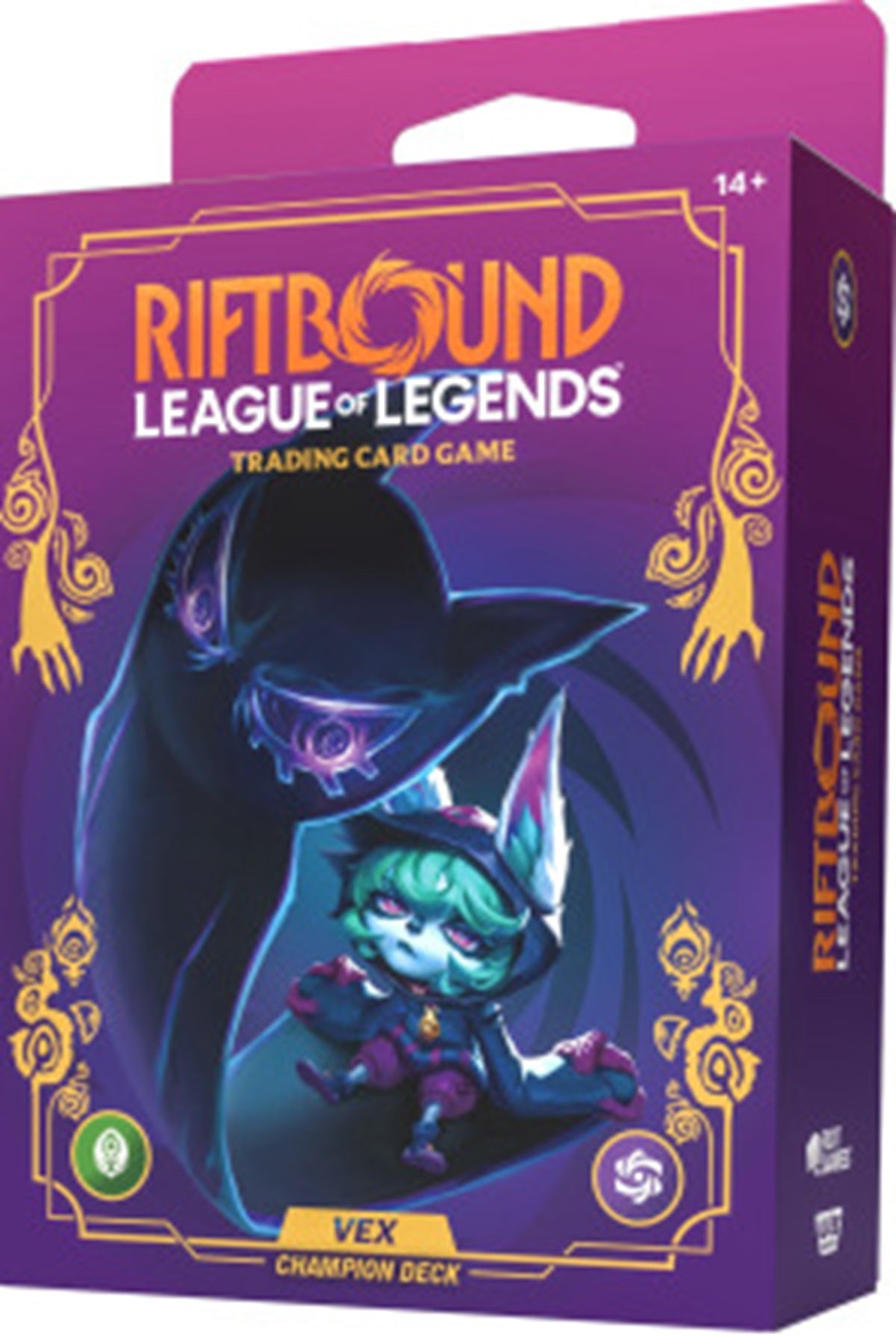 RIFTBOUND FRENCH LEAGUE OF LEGENDS TCG UNLEASHED CHAMPION DECK VEX 4CT DISPLAY