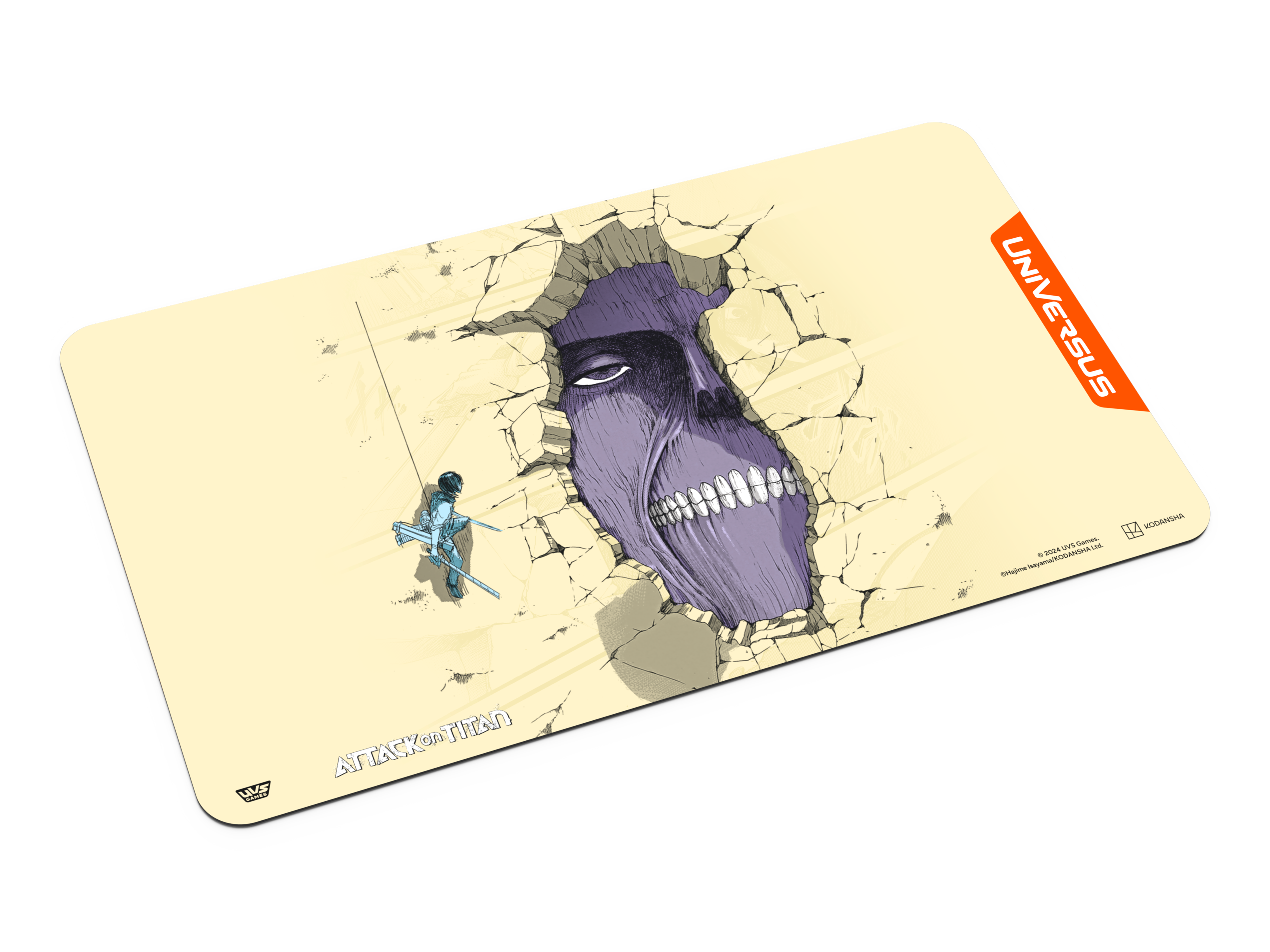 UniVersus CCG: Attack on Titan Battle for Humanity- Wall Titan Playmat: | 810155271022