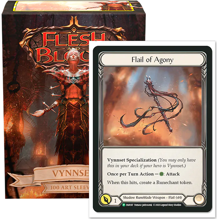 Dragon Shield Sleeves: Standard- Matte 'Flesh &amp; Blood Vynnset' Art, Limited Edition | 5706569160920