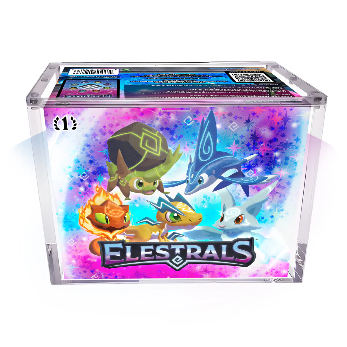 ELESTRALS 1ST EDITION ACRYLIC BOOSTER BOX DISPLAY (18) | 850045412265