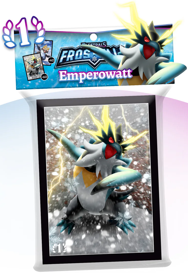ELESTRALS CARD SLEEVES FROSTFALL EMPEROWATT LINE (100) | 850045412951