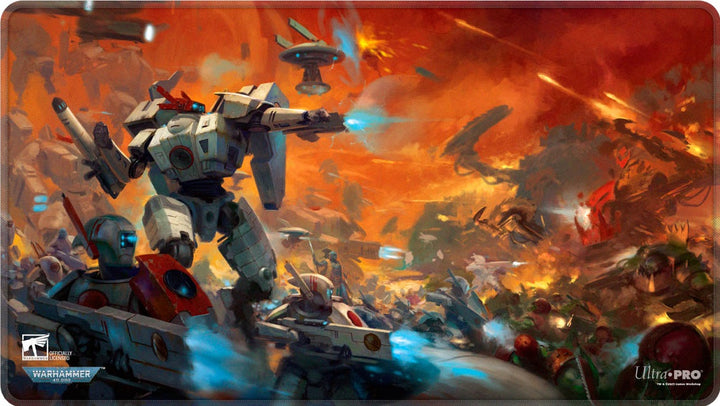 UP PLAYMAT WARHAMMER 40K T'AU EMPIRE CODEX ALIGNED STITCHED | 074427165598