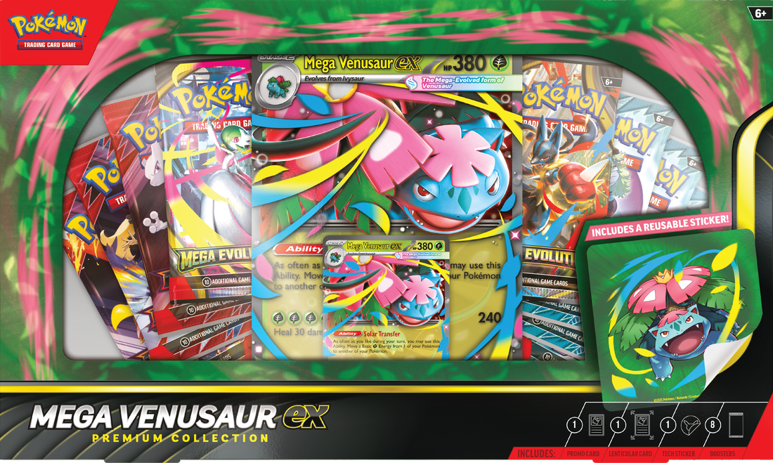 POKEMON MEGA VENUSAUR EX PREMIUM COLLECTION | 196214134522